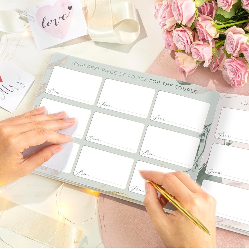 ✨BNWT - Clever Fox Wedding Guestbook for Notes, Wishes & Pictures✨ - Picture 5 of 8